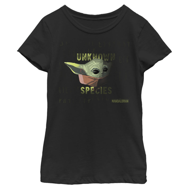 Girl's Star Wars: The Mandalorian The Child Unknown Species T-Shirt