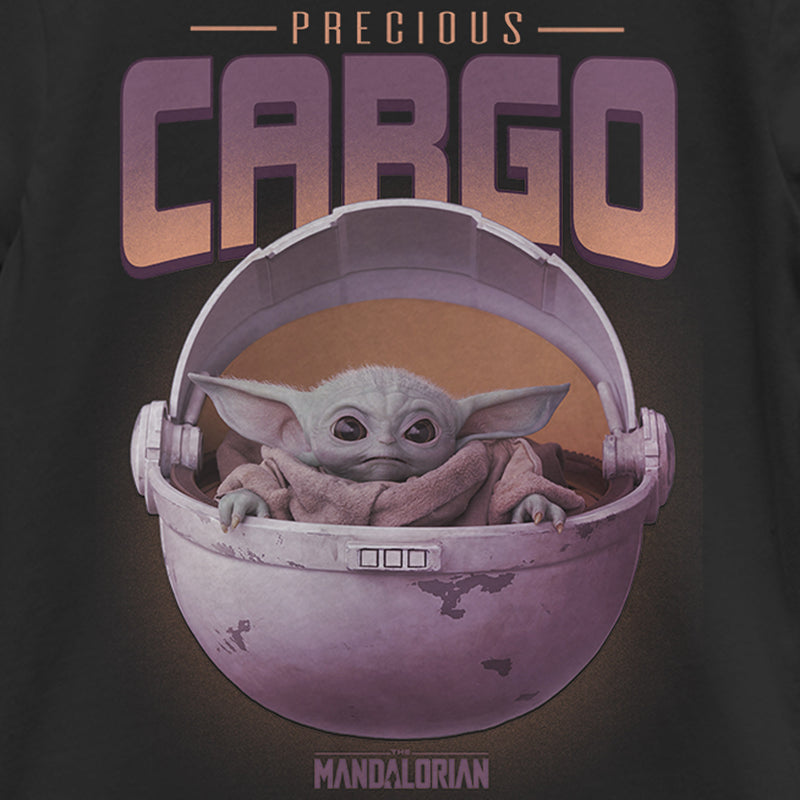 Girl's Star Wars: The Mandalorian Grogu Precious Cargo Bassinet T-Shirt