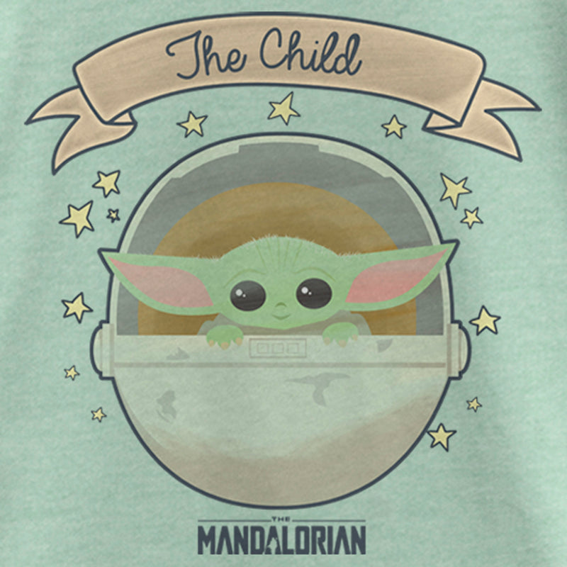 Girl's Star Wars: The Mandalorian The Child 2D Bassinet T-Shirt