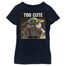 Girl's Star Wars: The Mandalorian Grogu Too Cute Scene T-Shirt