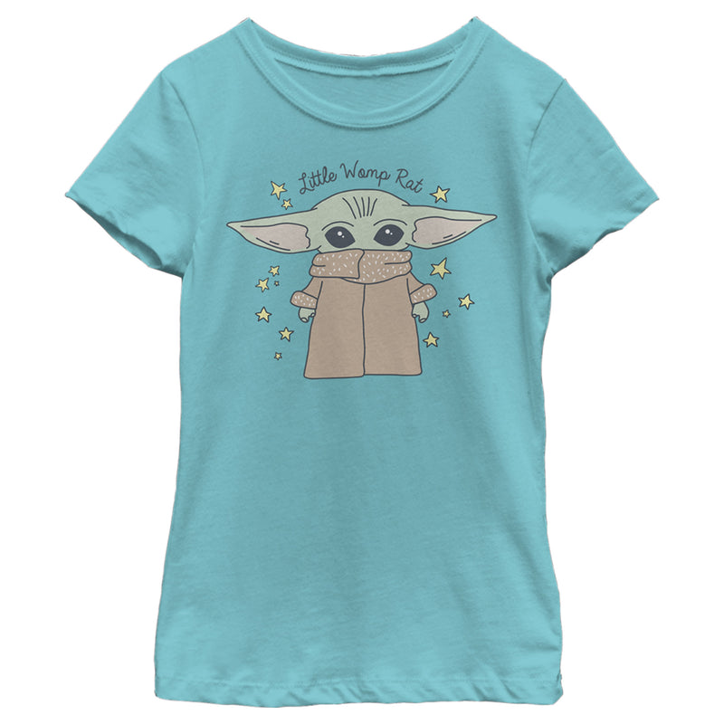 Girl's Star Wars: The Mandalorian The Child Little Womp Rat T-Shirt