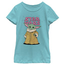 Girl's Star Wars: The Mandalorian The Child 80's Retro Cartoon T-Shirt