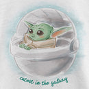 Girl's Star Wars: The Mandalorian The Child Cutest Galaxy Watercolor T-Shirt