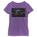 Girl's Star Wars: The Mandalorian Grogu Curious Child Scene T-Shirt