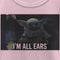 Girl's Star Wars: The Mandalorian Grogu I'm All Ears Meme T-Shirt