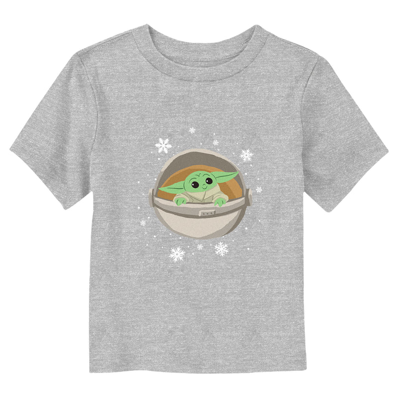 Toddler's Star Wars: The Mandalorian Grogu Snowflakes T-Shirt