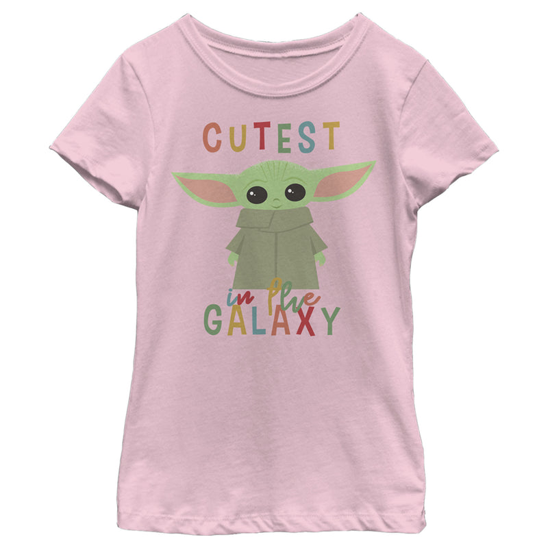 Girl's Star Wars: The Mandalorian The Mandalorian The Child Cutest in the Galaxy T-Shirt