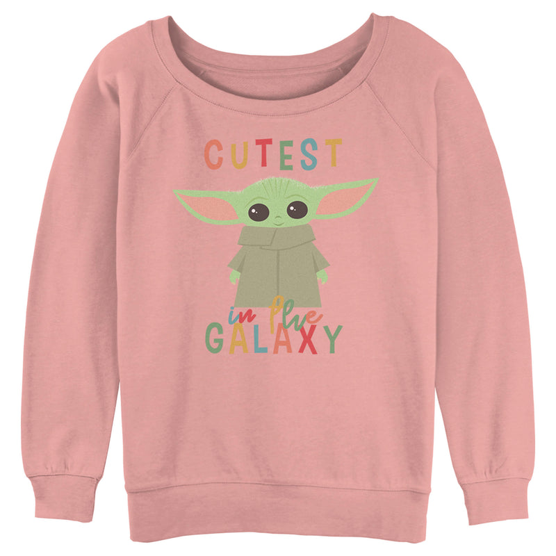 Junior's Star Wars: The Mandalorian Grogu Cutest in the Galaxy Sweatshirt