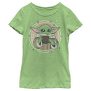 Girl's Star Wars: The Mandalorian Animated Grogu Cute Mug T-Shirt