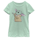 Girl's Star Wars: The Mandalorian Animated Grogu Reach T-Shirt