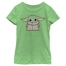 Girl's Star Wars: The Mandalorian Simple Animated Grogu T-Shirt