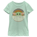 Girl's Star Wars: The Mandalorian Cute Cartoon Grogu Bassinet T-Shirt