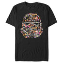 Men's Star Wars Stormtrooper Candy Face T-Shirt