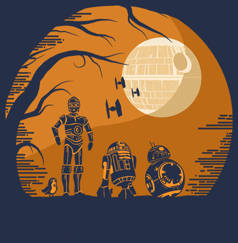 Men's Star Wars: The Last Jedi Halloween Droids Haunting T-Shirt