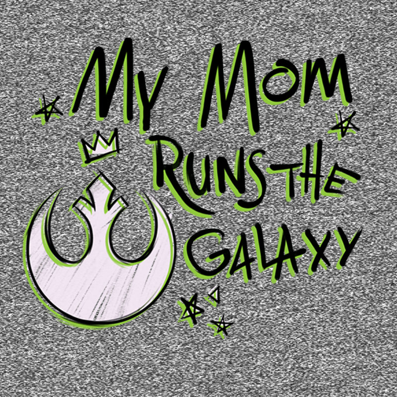Boy's Star Wars: A New Hope Mother's Day Mom Runs Galaxy Performance Tee