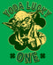 Junior's Star Wars St. Patrick's Day Yoda Lucky One T-Shirt