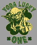 Boy's Star Wars St. Patrick's Day Yoda Lucky One Pull Over Hoodie