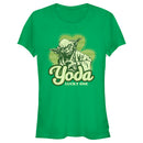 Junior's Star Wars St. Patrick's Day Yoda Lucky One T-Shirt