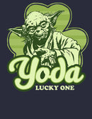 Women's Star Wars St. Patrick's Day Yoda Lucky One T-Shirt