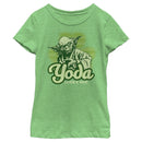 Girl's Star Wars St. Patrick's Day Yoda Lucky One T-Shirt