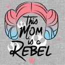 Junior's Star Wars Mother's Day Leia Rebel Mom T-Shirt