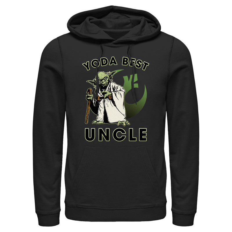 Men's Star Wars: A New Hope Yoda Best Uncle Pull Over Hoodie