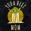 Junior's Star Wars Cartoon Yoda Best Mom T-Shirt