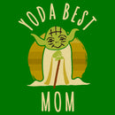 Men's Star Wars Yoda Best Mom Cartoon T-Shirt