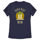 Women's Star Wars Yoda Best Mom Cartoon T-Shirt