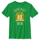 Boy's Star Wars Yoda Best Mom Cartoon T-Shirt