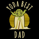 Men's Star Wars: A New Hope Yoda Best Dad Cartoon Pull Over Hoodie