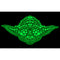 Men's Star Wars St. Patrick's Yoda Clover Face Pull Over Hoodie