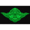 Men's Star Wars St. Patrick's Yoda Clover Face Long Sleeve Shirt