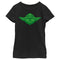 Girl's Star Wars St. Patrick's Yoda Clover Face T-Shirt