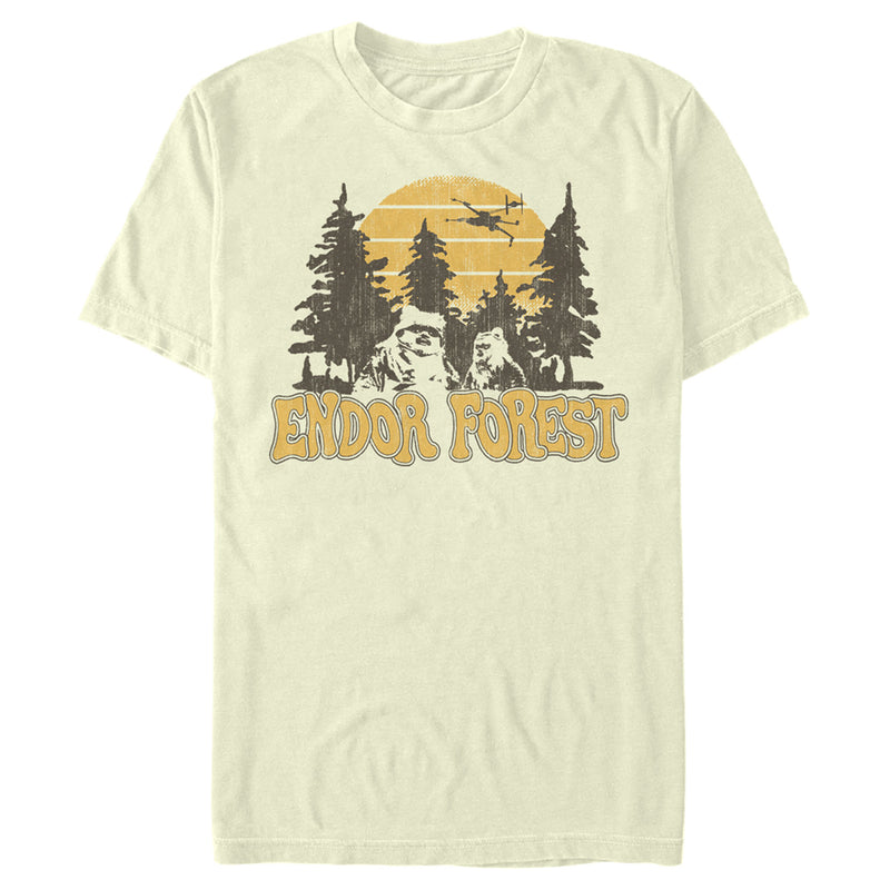 Men's Star Wars Distressed Endor Forest T-Shirt