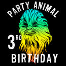 Toddler's Star Wars Chewbacca Party Animal 3rd Birthday T-Shirt