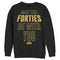 Men's Star Wars May The Forties Be With You Text Scroll Sweatshirt