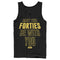 Men's Star Wars May The Forties Be With You Text Scroll Tank Top