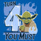 Toddler's Star Wars Yoda Turn 4 You Must Rebel Logo Portrait T-Shirt