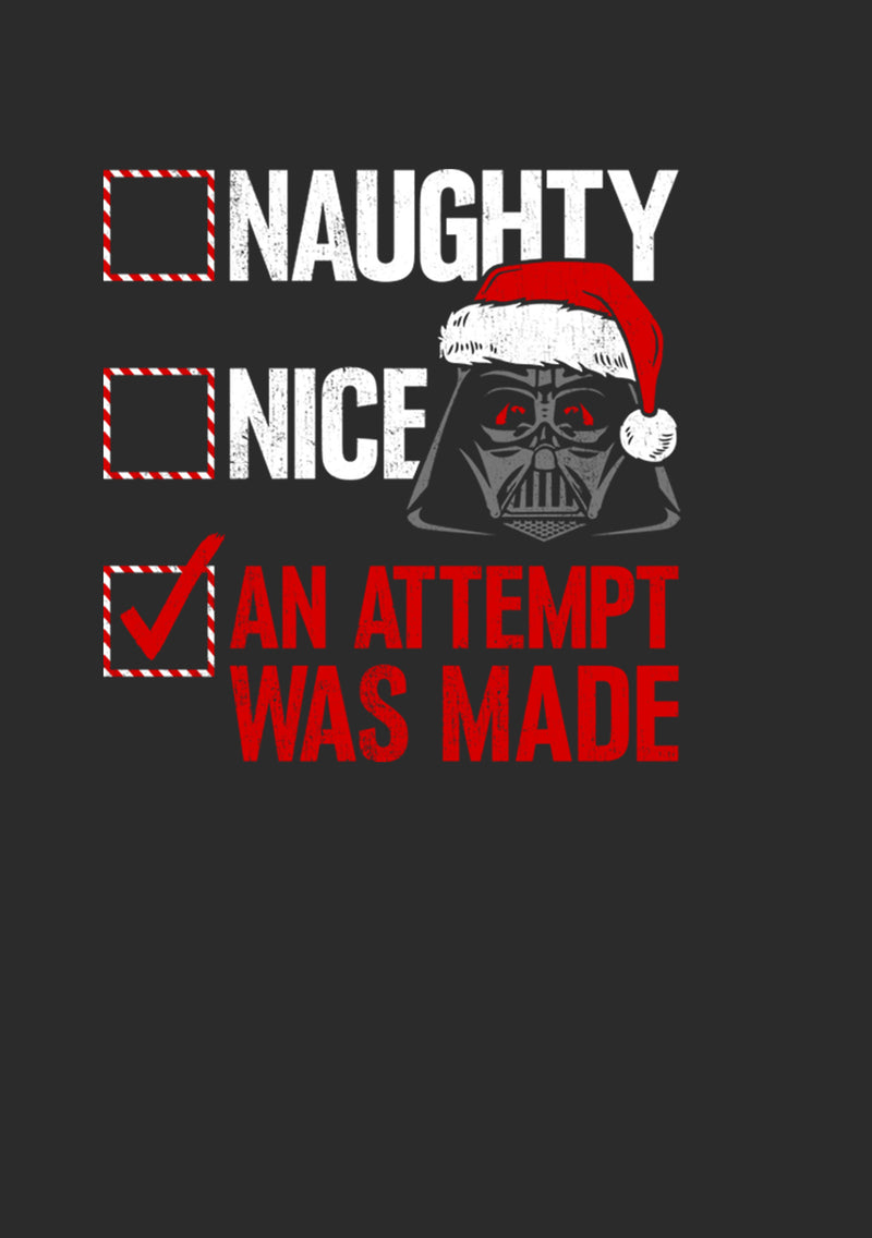 Girl's Star Wars Christmas Vader Attempt Made T-Shirt