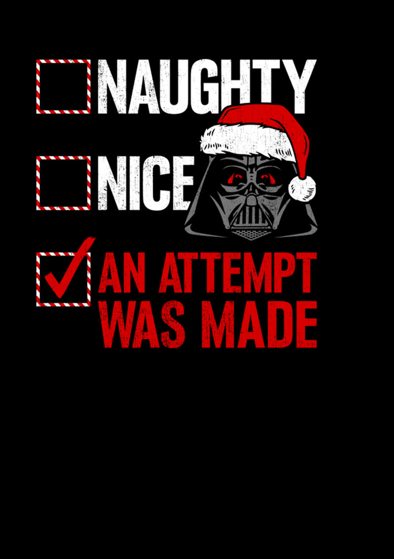 Men's Star Wars Christmas Vader Attempt Made Sweatshirt