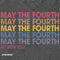 Men's Star Wars May The Fourth Colorful Stack T-Shirt