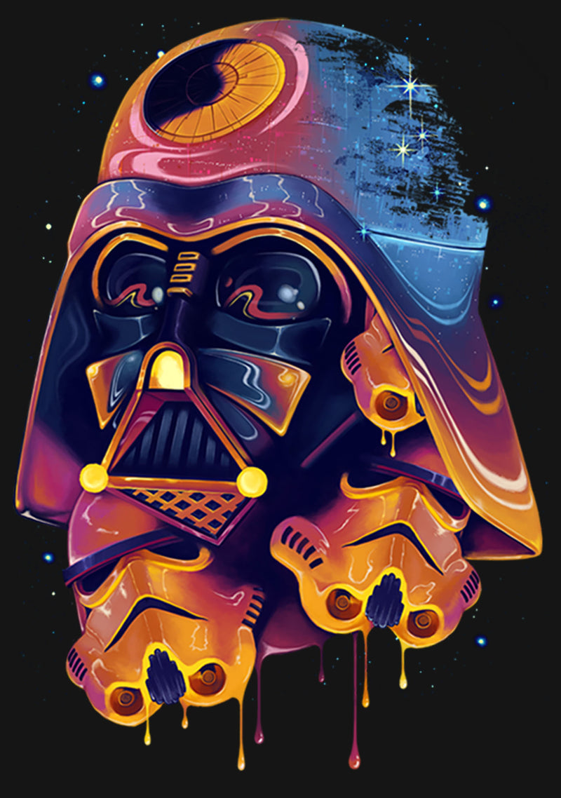 Men's Star Wars Psychedelic Darth Vader Long Sleeve Shirt