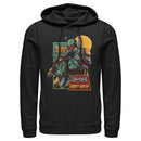 Men's Star Wars: A New Hope Boba Fett Bounty Hunter Katakana Pull Over Hoodie