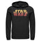 Men's Star Wars Sunset Colors Logo Pull Over Hoodie