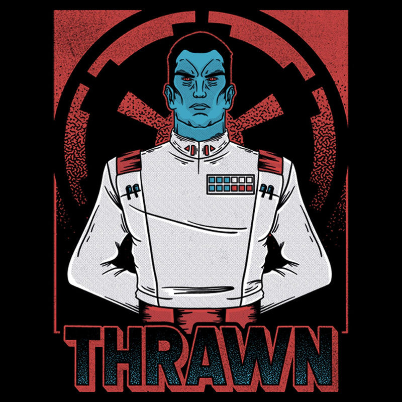 Men's Star Wars Grand Admiral Thrawn Portrait Pull Over Hoodie