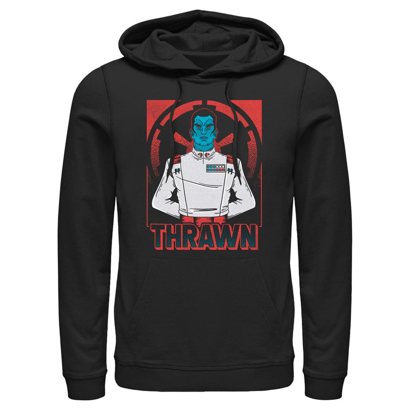 Men's Star Wars Grand Admiral Thrawn Portrait Pull Over Hoodie