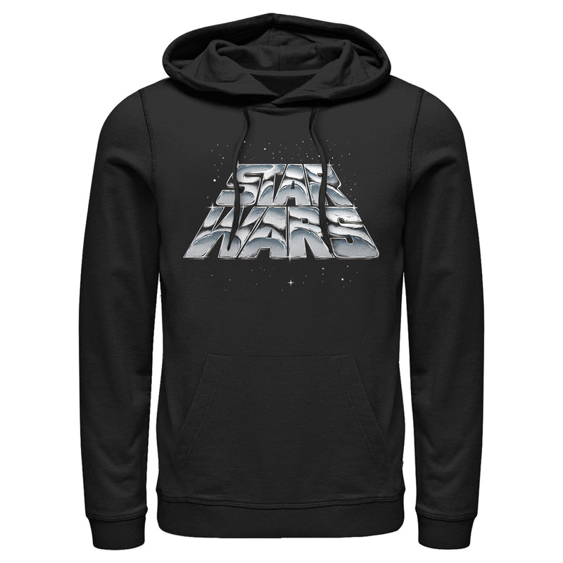 Men's Star Wars: A New Hope Chrome Logo Pull Over Hoodie