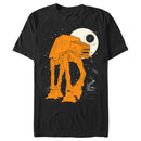 Men's Star Wars: A New Hope Halloween AT Walker Full Moon T-Shirt