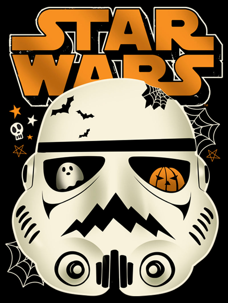 Men's Star Wars: A New Hope Halloween Scary Stormtrooper Helmet T-Shirt